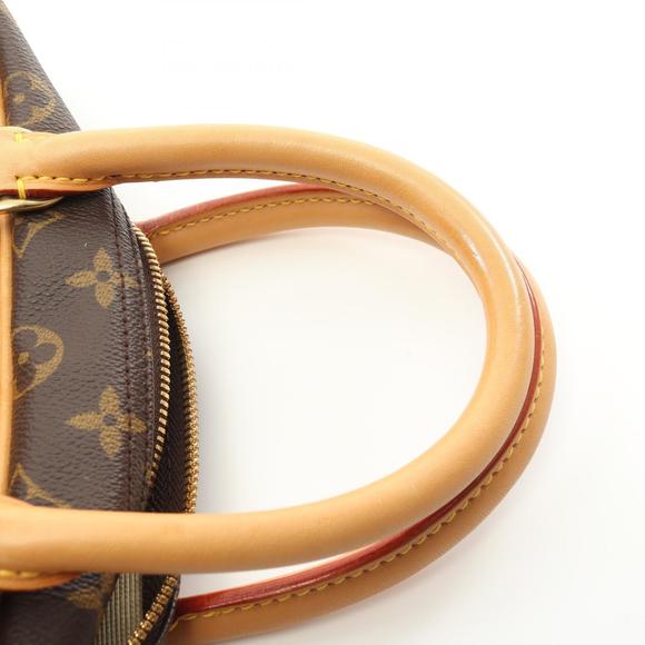 Louis Vuitton Brown Deauville Monogram Leather Bowling Handbag Vanity - Picture 6 of 8